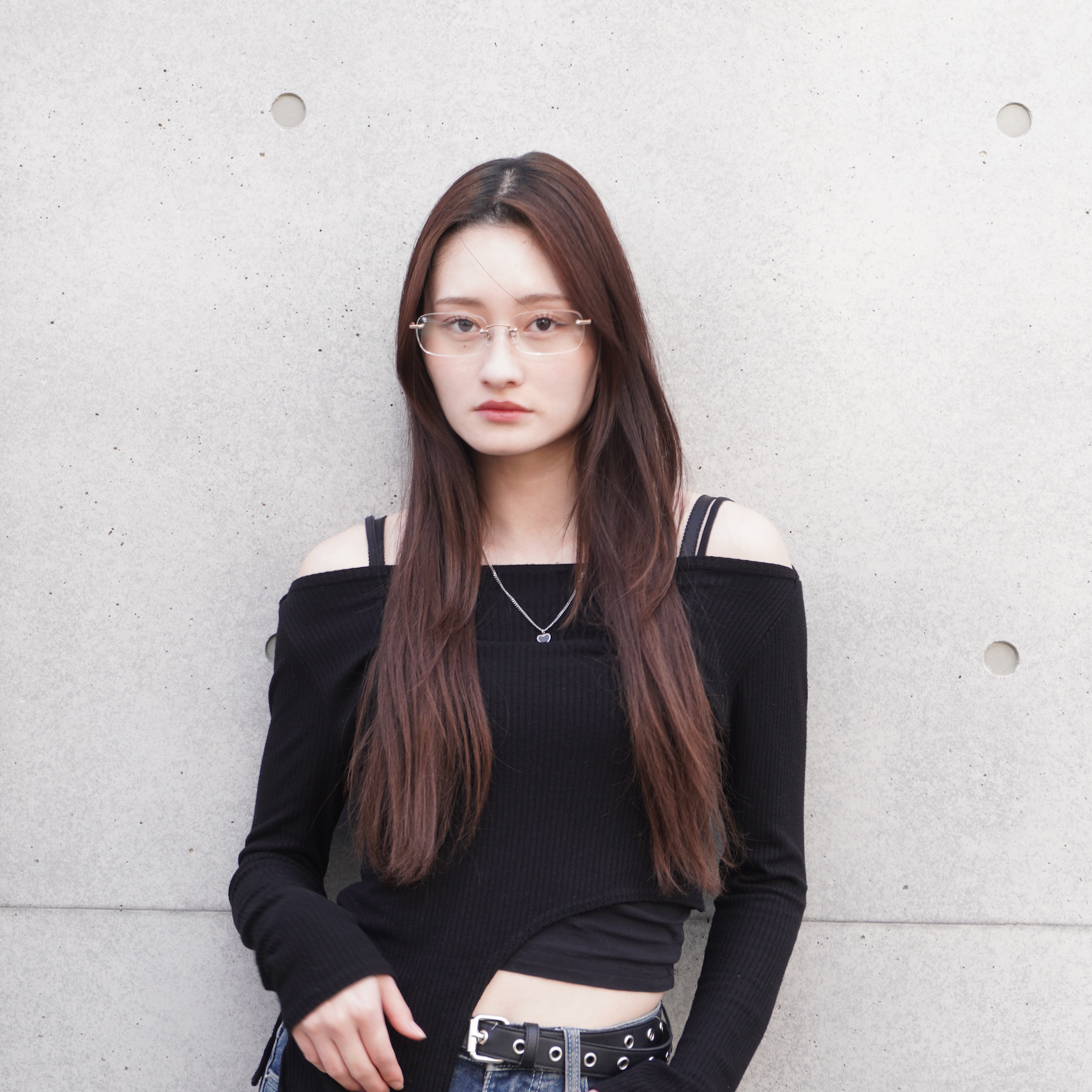 リムレス サングラス シルバー