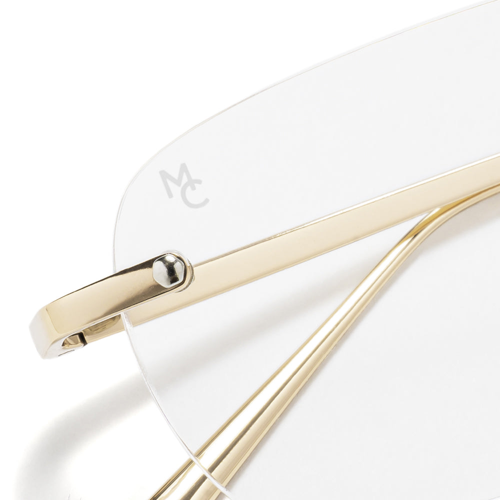 【美品】MODERN CLASSIC リムレス サングラス シルバー リムレス サングラス シルバー｜MODERN CLASSIC（モダン